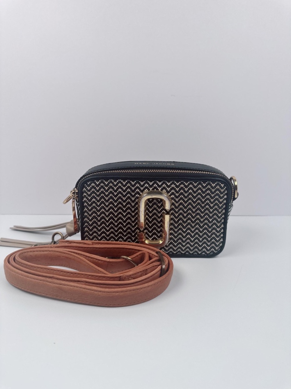 Marc Jacobs Snapshot Bag Black/White/Orange